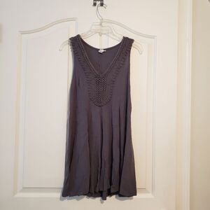 Others Follow Gray Sleeveless Top